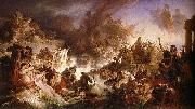 Wilhelm von Kaulbach Battle of Salamis Spain oil painting artist